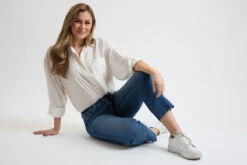 Women's High Rise Straight Leg Jeans With Tummy Control -Wana Fashion Shop WP038299 108M 4 fbbeb779 2bbb 48cc becf bb5c11592d4c