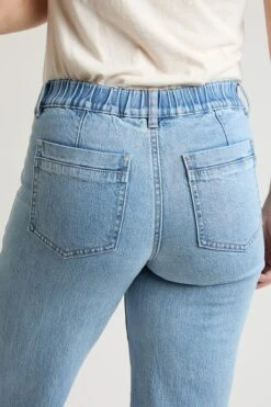 Women's High Rise Wide Leg Jeans With Elastic Back -Wana Fashion Shop WP038999 08L 5 fdd61821 c13a 4857 bacc b8ec46cc6e72