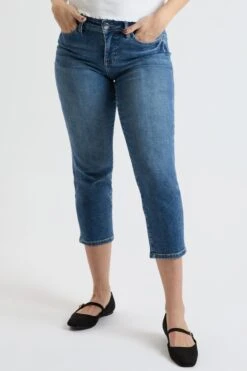 Women's High Rise Premium Stretch Cropped Slim Straight Leg -Wana Fashion Shop WP054560 35T 1 a8734bac beab 4dfa 8be9 7ffd563391d9