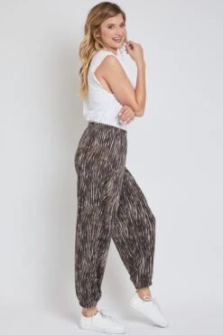 Women's Elastic Ballon Pant With Pockets -Wana Fashion Shop WP1088FR AN006 5