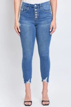 Women's Sustainable Curvy Fit Tummy Control Jean -Wana Fashion Shop WP113665N M2824 1 850cec97 e056 44ae 96db a5b56563af2c