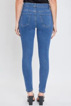 Women's High Rise Skinny Jeans With Adjustable Back -Wana Fashion Shop WP116211 M08 4