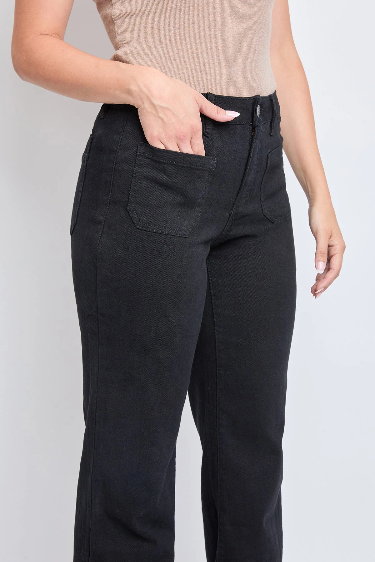 Women's High Rise Snip To Fit Wide Leg Pant 15 Women's High Rise Snip To Fit Wide Leg Pant - Image 13