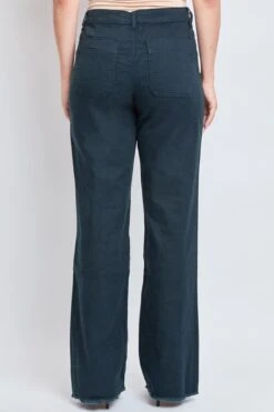Women's High Rise Snip To Fit Wide Leg Pant 41 Women's High Rise Snip To Fit Wide Leg Pant -Wana Fashion Shop WP121471 BLBRY 4 acc4bd09 ae6b 4590 aed9 7dc029f20476