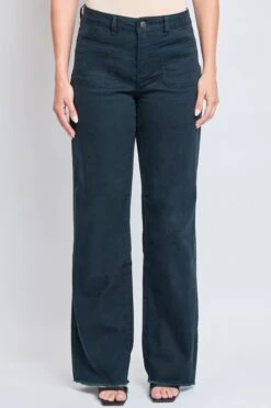 Women's High Rise Snip To Fit Wide Leg Pant 39 Women's High Rise Snip To Fit Wide Leg Pant -Wana Fashion Shop WP121471 BLBRY 5 4715c5e7 17ee 4cb1 8328 c4c87897e7c4