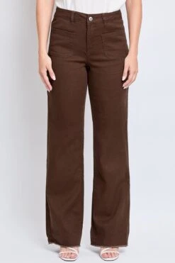 Women's High Rise Snip To Fit Wide Leg Pant 25 Women's High Rise Snip To Fit Wide Leg Pant -Wana Fashion Shop WP121471 CHICO 1