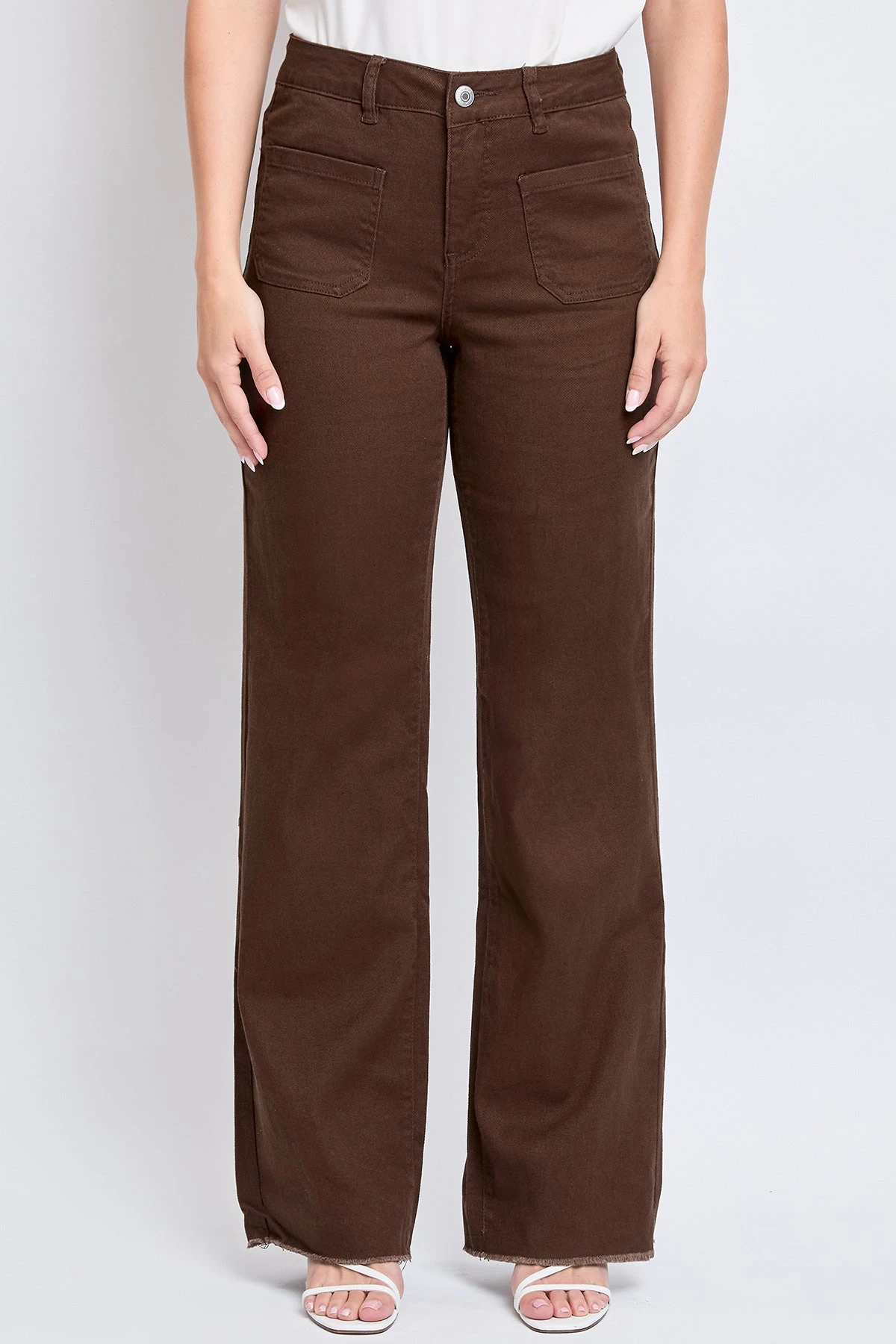 Women's High Rise Snip To Fit Wide Leg Pant 6 Women's High Rise Snip To Fit Wide Leg Pant - Image 4