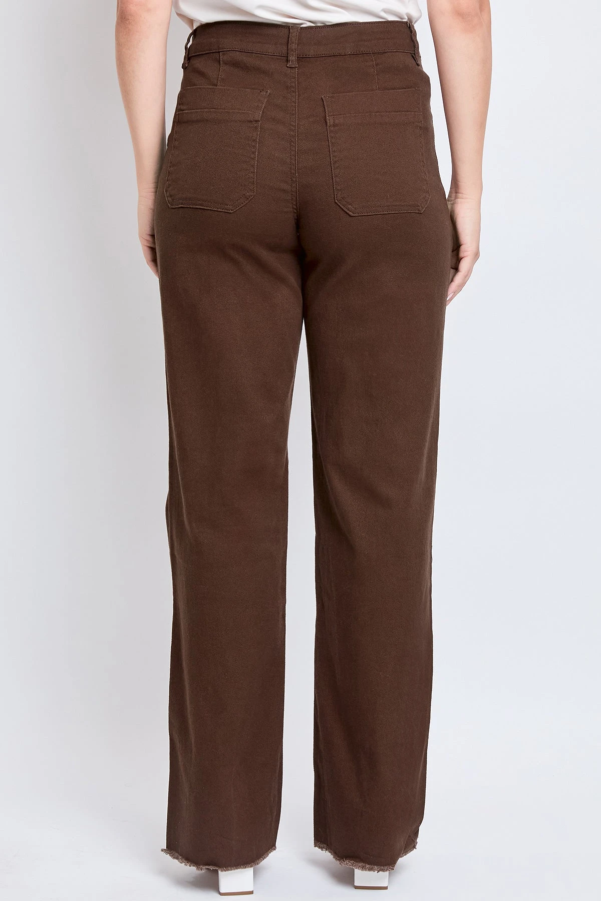 Women's High Rise Snip To Fit Wide Leg Pant 5 Women's High Rise Snip To Fit Wide Leg Pant - Image 3