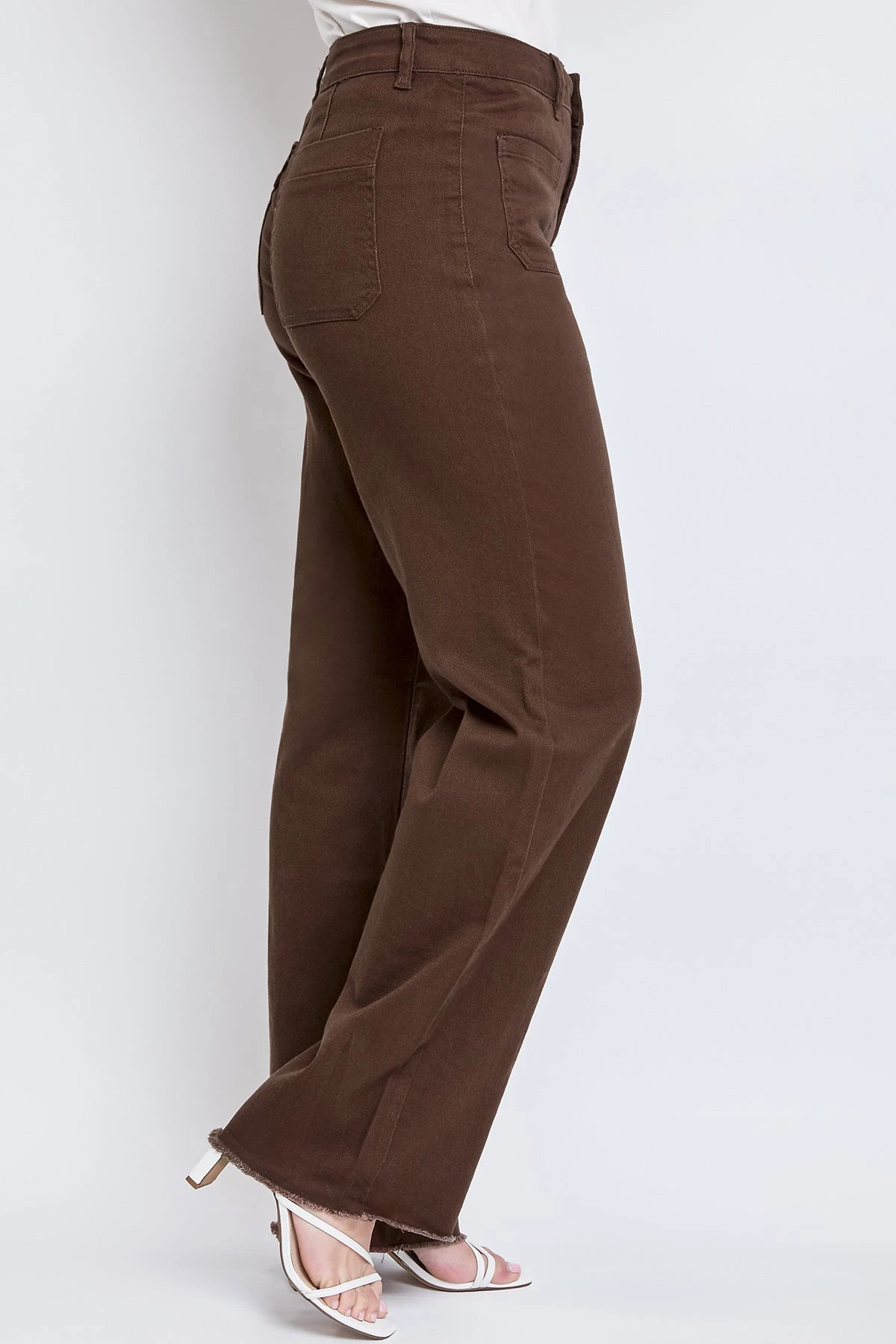 Women's High Rise Snip To Fit Wide Leg Pant 4 Women's High Rise Snip To Fit Wide Leg Pant - Image 2