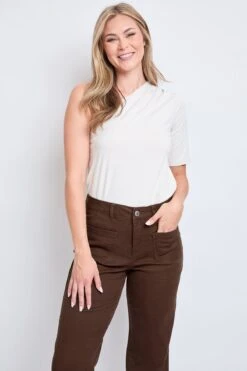 Women's High Rise Snip To Fit Wide Leg Pant 26 Women's High Rise Snip To Fit Wide Leg Pant -Wana Fashion Shop WP121471 CHICO 5