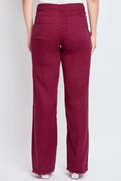 Women's High Rise Snip To Fit Wide Leg Pant 29 Women's High Rise Snip To Fit Wide Leg Pant -Wana Fashion Shop WP121471 DPMAG 2