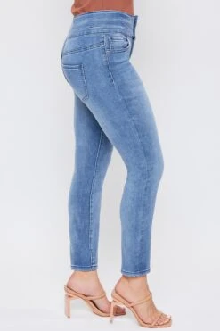 Women's Fashion First Mid Rise 3-Button Skinny Jeans -Wana Fashion Shop WP127350 08M 2 92da4b2e 5a81 47a2 b735 c928e2fe561f