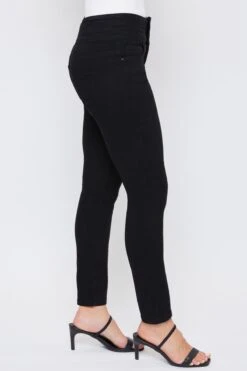 Women's Fashion First Mid Rise 3-Button Skinny Jeans -Wana Fashion Shop WP127350 W37 4