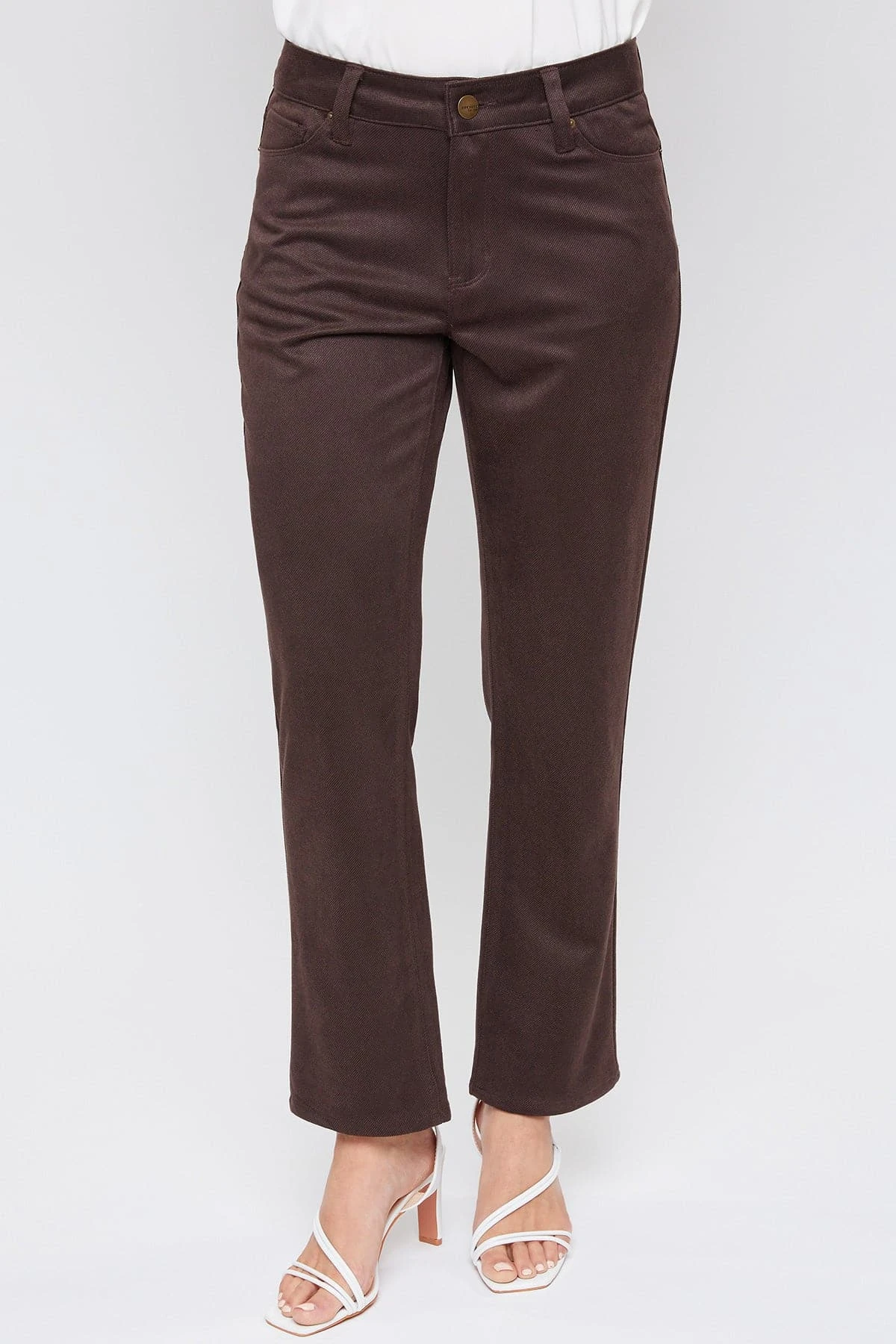 Women's Sueded Twill Comfort Stretch Straight Leg Pant 13 Women's Sueded Twill Comfort Stretch Straight Leg Pant - Image 11