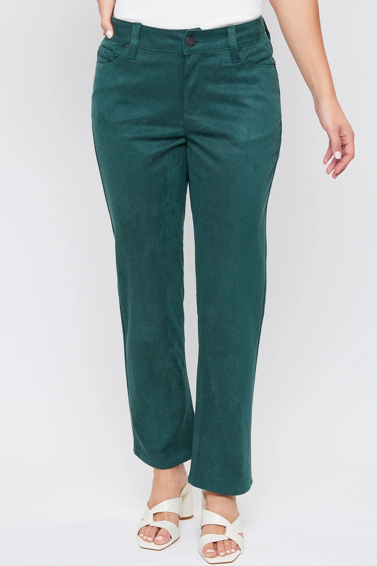 Women's Sueded Twill Comfort Stretch Straight Leg Pant 8 Women's Sueded Twill Comfort Stretch Straight Leg Pant - Image 6