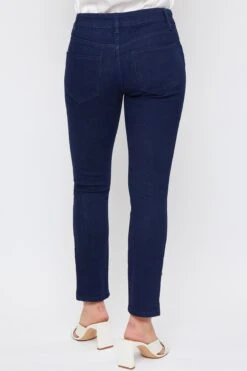 Women's Fashion First Mid Rise Ankle Jean With Side Snaps -Wana Fashion Shop WP130711 S37 5