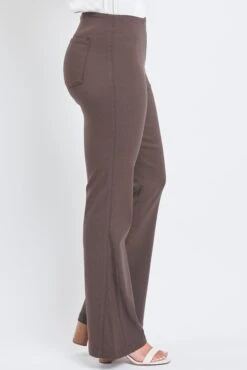 Women's Pull-On Comfort Stretch Bootcut Pant -Wana Fashion Shop WP141031 CLOVE 3