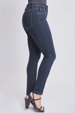 Women's Elastic Waistband Skinny Jeans -Wana Fashion Shop WP147278 D08 1