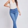 Women's Elastic Waistband Skinny Jeans -Wana Fashion Shop WP147278 M08 5