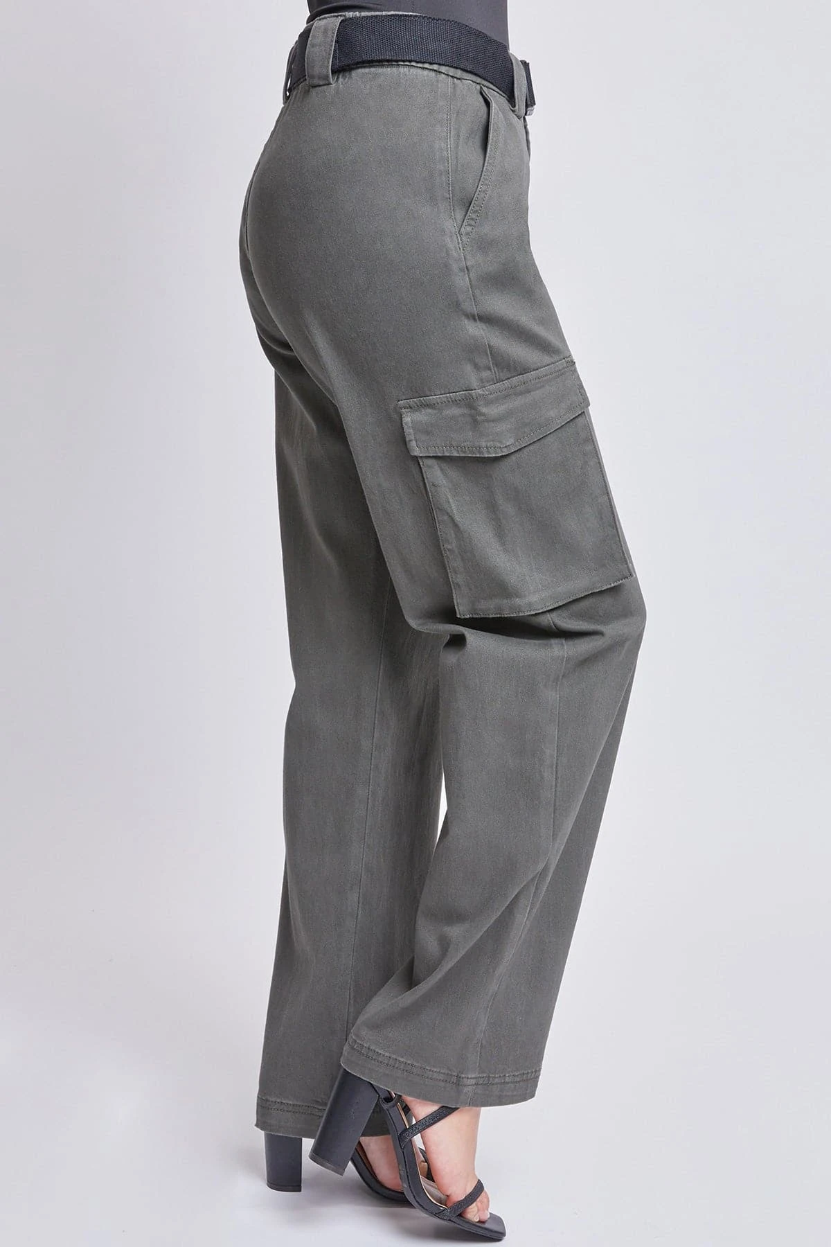 Women’s High Rise Belted Cargo Pants 9 Women’s High Rise Belted Cargo Pants - Image 7