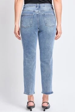 Women's High Rise Vintage Slim Straight Leg Jeans -Wana Fashion Shop WP179370N 349M 4