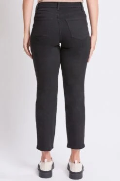 Women's High Rise Vintage Slim Straight Leg Jeans -Wana Fashion Shop WP179370N W37 3