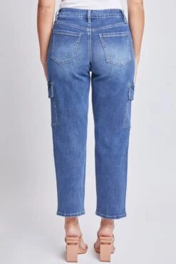 Women's Mid Rise Cargo Pants 16 Women's Mid Rise Cargo Pants -Wana Fashion Shop WP179950 36N 3