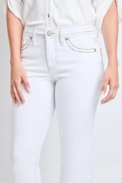 Women's High Rise Bootcut Faux Flap Pocket Jean -Wana Fashion Shop WP180050 K37 6