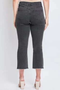 Women's Curvy Fit High Rise Hi-Lo Frayed Hem Jean 30 Women's Curvy Fit High Rise Hi-Lo Frayed Hem Jean -Wana Fashion Shop WP212150 36W 2