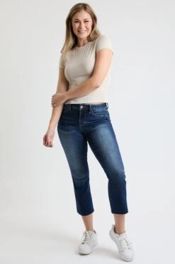 Women's Premium Stretch Cropped Kick Flare