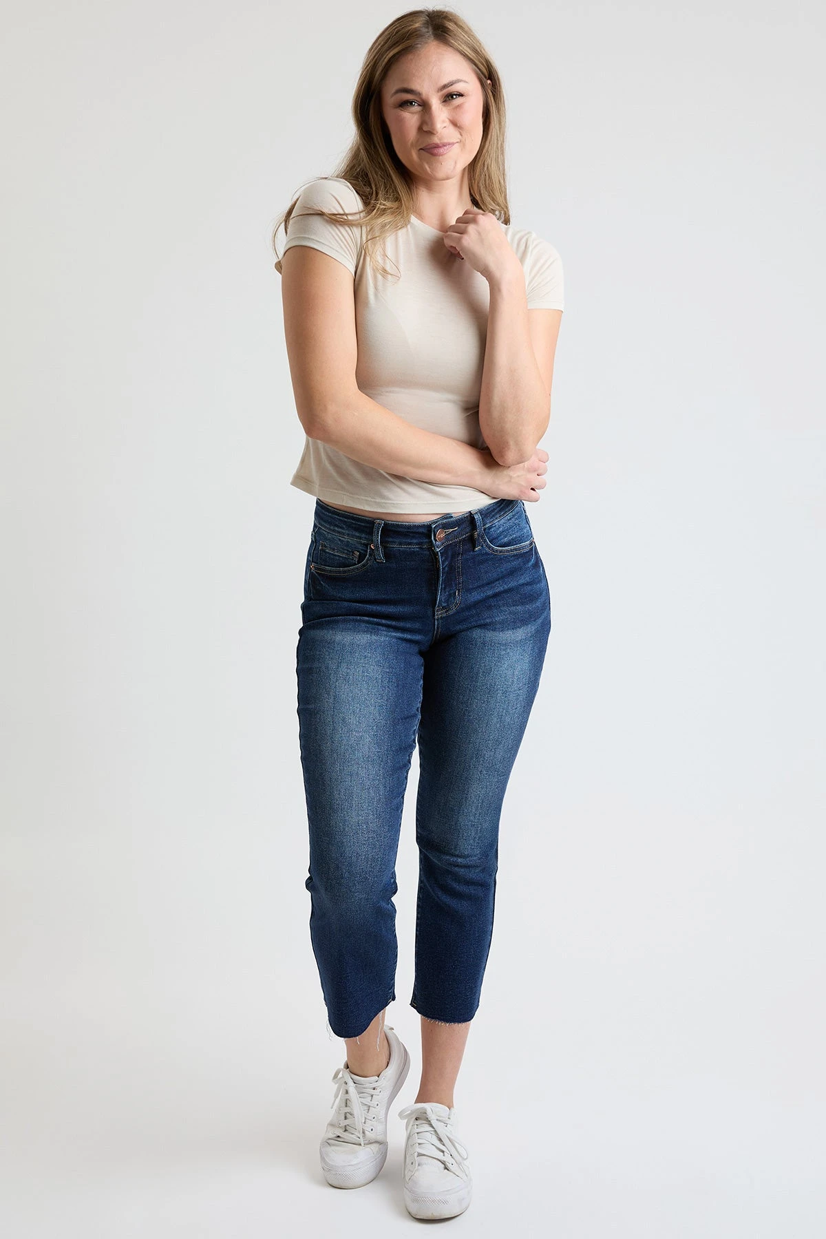 Women's Premium Stretch Cropped Kick Flare 8 Women's Premium Stretch Cropped Kick Flare - Image 6