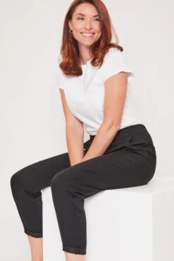 Women's Kozy Fit Mid Rise Jogger -Wana Fashion Shop WP36764 W37 1