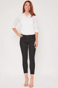 Women's Sustainable WannaBettaButt Cuff Ankle Jeans -Wana Fashion Shop WP58951N W37 3