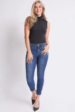 Women's High Rise Basic 5 Pocket Skinny Jeans 24 Women's High Rise Basic 5 Pocket Skinny Jeans -Wana Fashion Shop WP60629 S08 4