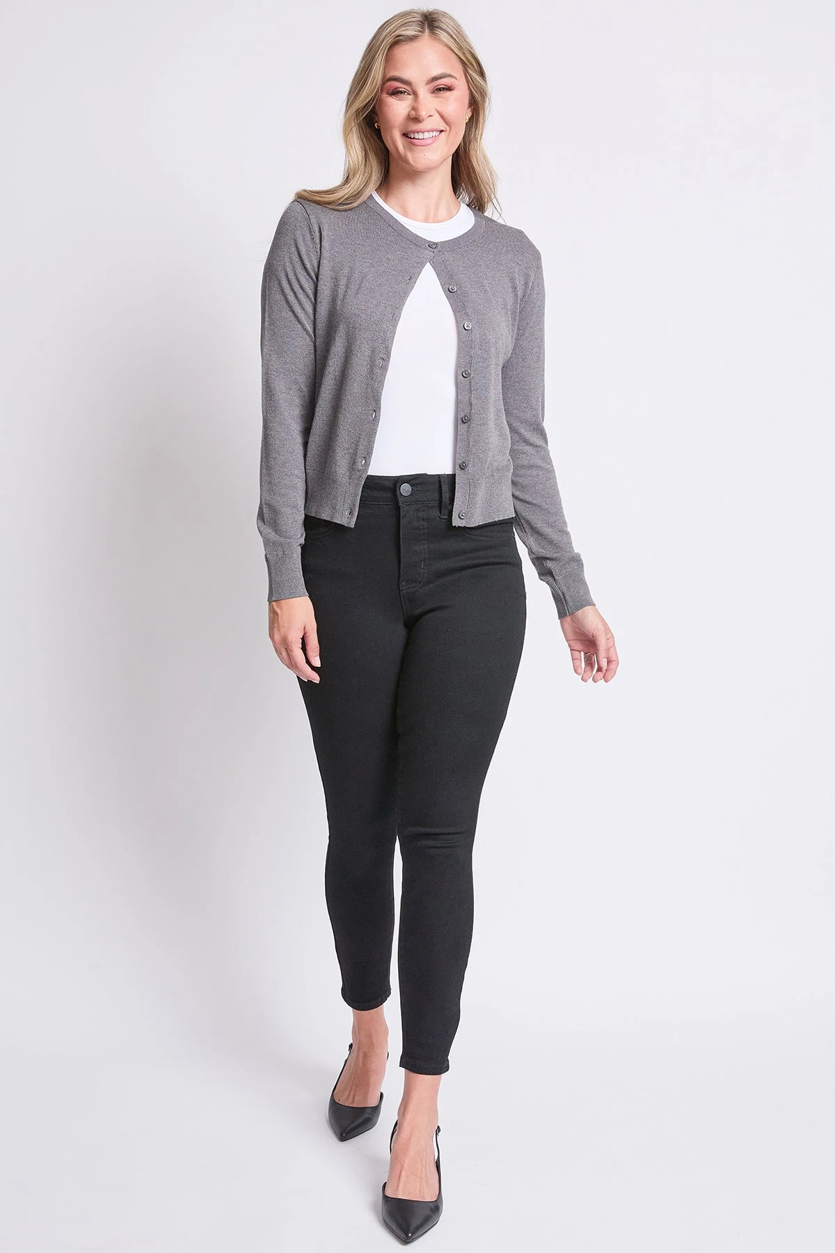 Women's High Rise Basic 5 Pocket Skinny Jeans 3 Women's High Rise Basic 5 Pocket Skinny Jeans