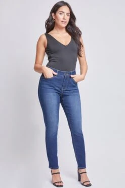 Women's Sustainable High Rise Skinny Jeans -Wana Fashion Shop WP60653 S08 4 4ff9f4fb d21a 48d1 b83d 91a0c6bdb9df
