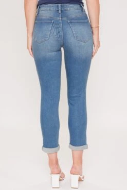 Women's Vintage 5 Pocket Slim Straight Cuff Jean 25 Women's Vintage 5 Pocket Slim Straight Cuff Jean -Wana Fashion Shop WP731770N 2015M 1