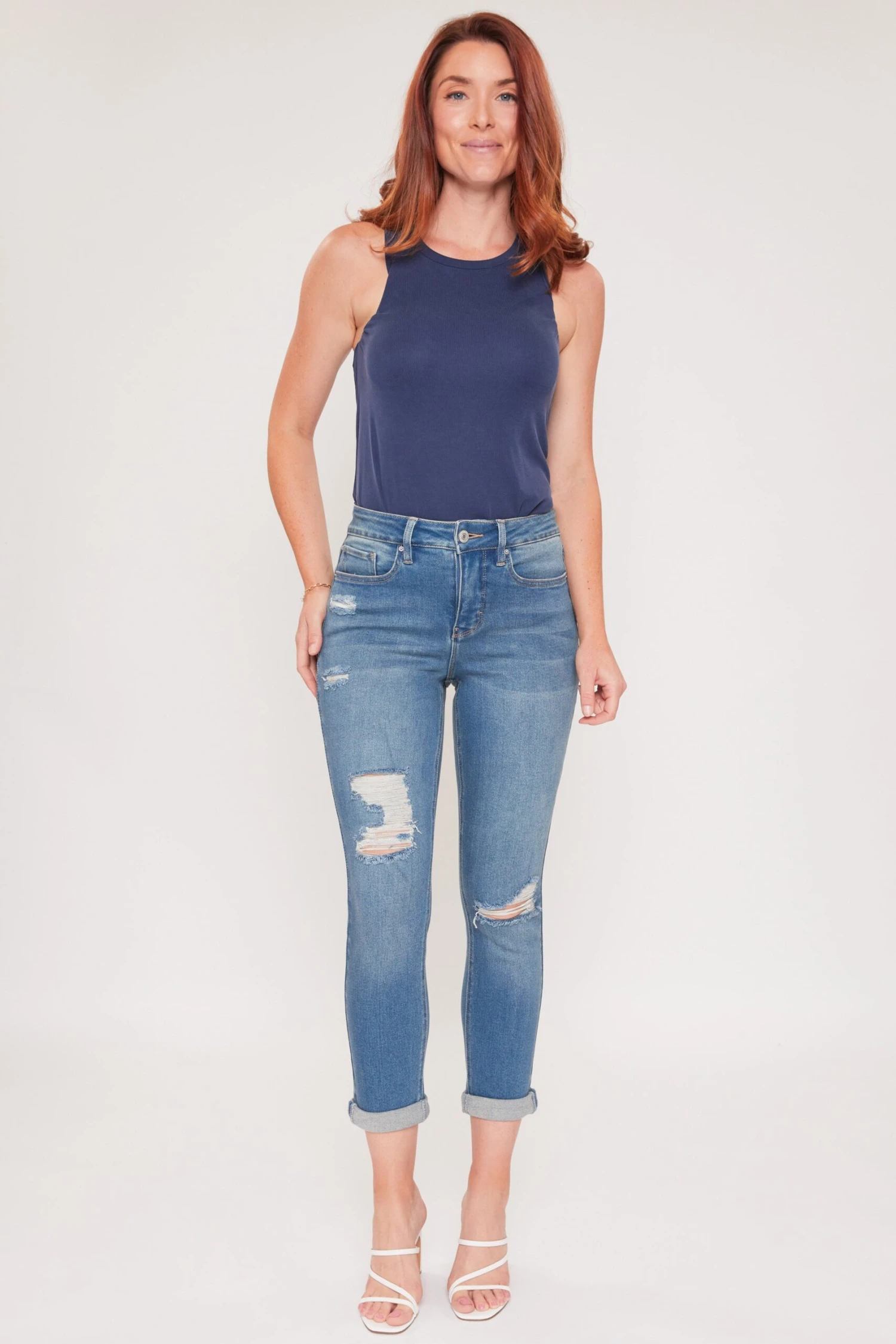 Women's Vintage 5 Pocket Slim Straight Cuff Jean 11 Women's Vintage 5 Pocket Slim Straight Cuff Jean - Image 9