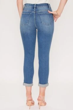 Women's Vintage 5 Pocket Slim Straight Cuff Jean 17 Women's Vintage 5 Pocket Slim Straight Cuff Jean -Wana Fashion Shop WP731770N 2015T 3