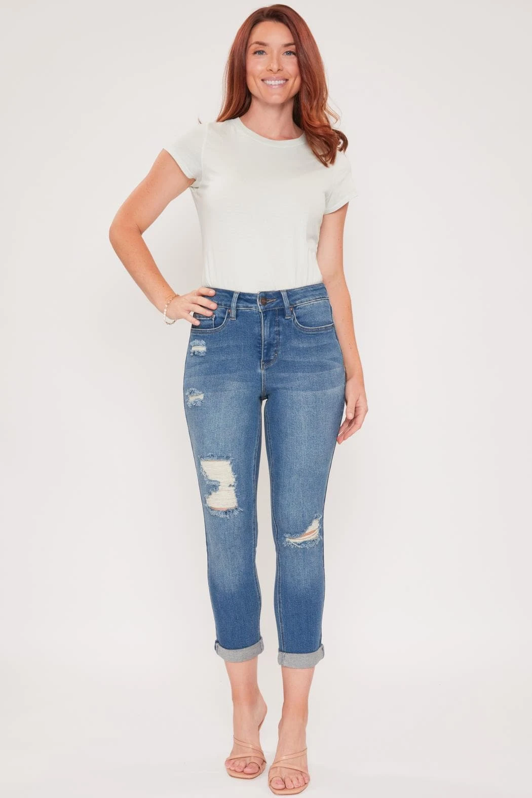 Women's Vintage 5 Pocket Slim Straight Cuff Jean 3 Women's Vintage 5 Pocket Slim Straight Cuff Jean