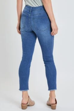 Women's Skinny Jean With Side Seam Insert Sustainable -Wana Fashion Shop WP85951N 08N 5