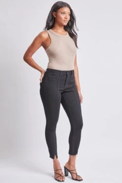 Women's High Rise Skinny Jean With Front Seam And Slit Detail Lifestyle Collection 22 Women's High Rise Skinny Jean With Front Seam And Slit Detail Lifestyle Collection -Wana Fashion Shop WP87351N W37 6