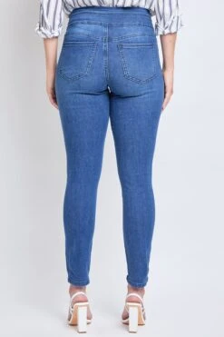 Women's High Rise 3 Button Stacked Waistband Skinny Sustainable Jean -Wana Fashion Shop WP87551N N2562 2 359499c6 05e3 42fa 8ec6 e7cd44de4b85