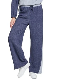 Women's Pull On Wide Leg Pant With Raw Edge Hem -Wana Fashion Shop WP896RT LICOR 2