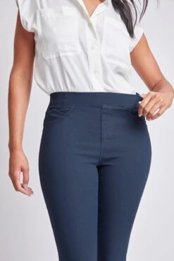 Women's Hyperstretch Mid Rise Jegging, Navy -Wana Fashion Shop WP90931 NAVY 2 4c10a4b1 c64f 4572 920f cc6e23a6ef8a