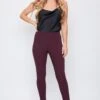 Women's Hyperstretch Mid Rise Jegging, Plum