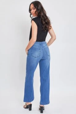 Women's Sustainable Wide Leg Jeans -Wana Fashion Shop WP94251N C08 5