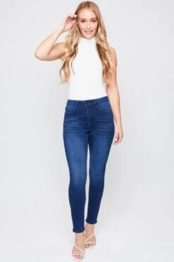 Women's Vintage Dream High Rise Skinny Jeans 26 Women's Vintage Dream High Rise Skinny Jeans -Wana Fashion Shop WP967970N S08 1