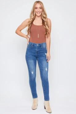 Women's Curvy Ultra High Rise Skinny Jeans 30 Women's Curvy Ultra High Rise Skinny Jeans -Wana Fashion Shop WP988919 N1879 1