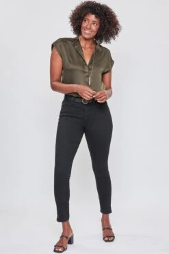 Women's Curvy Ultra High Rise Skinny Jeans 40 Women's Curvy Ultra High Rise Skinny Jeans -Wana Fashion Shop WP988919 W37 1